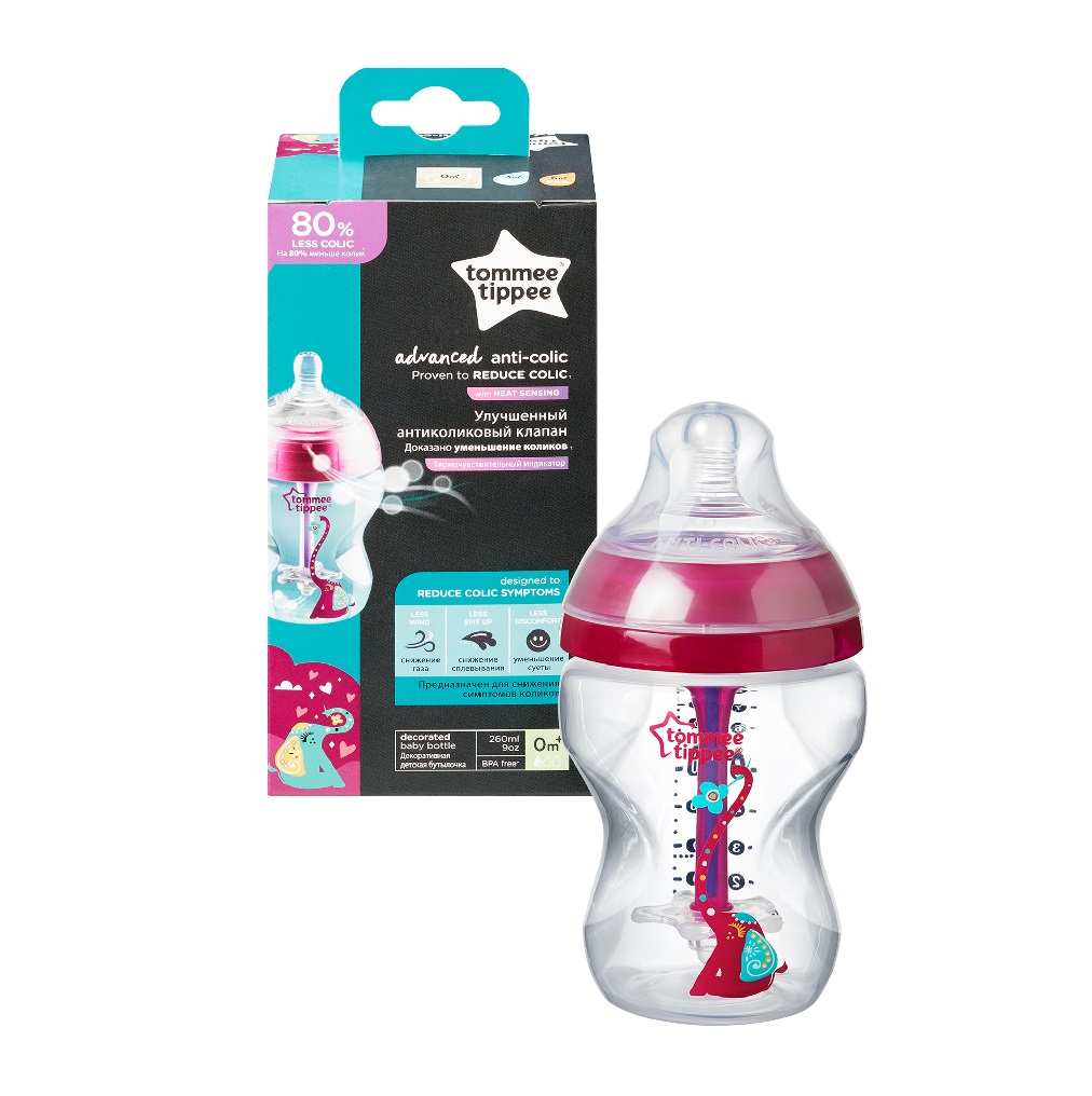 Closer To Nature Advanced Anti-Colic butelka antykolkowa 3m+ Girl 260ml