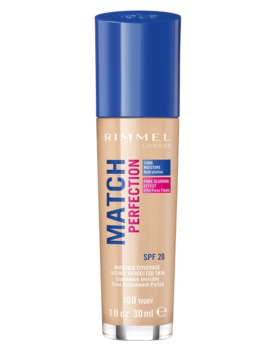 Match Perfection Foundation podkład dopasowujący się do cery 100 Ivory SPF20 30ml