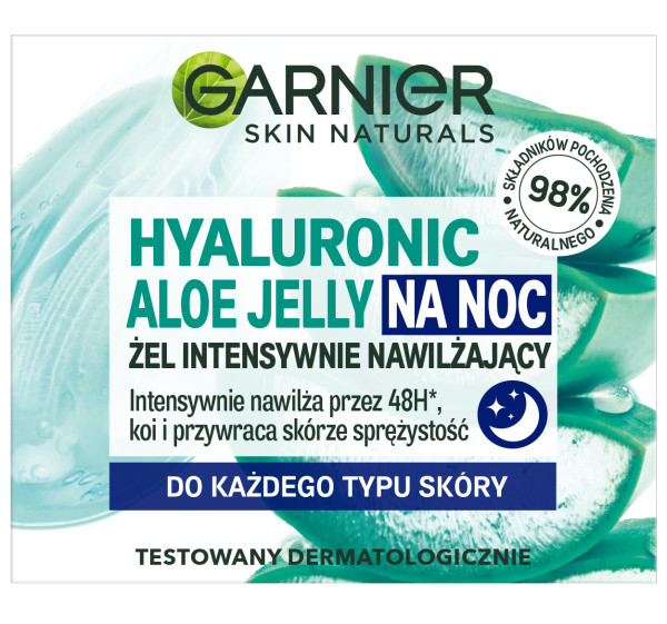 Hyaluronic Aloe Jelly żel intensywnie nawilżający do każdego typu cery na noc 50ml