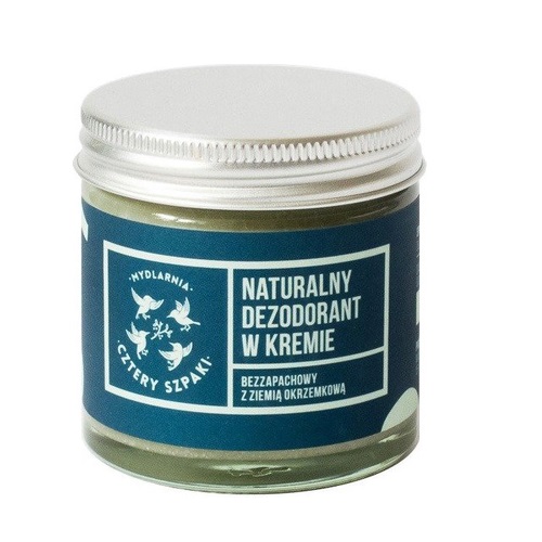 Naturalny dezodorant w kremie z ziemią okrzemkową Bezzapachowy 60ml