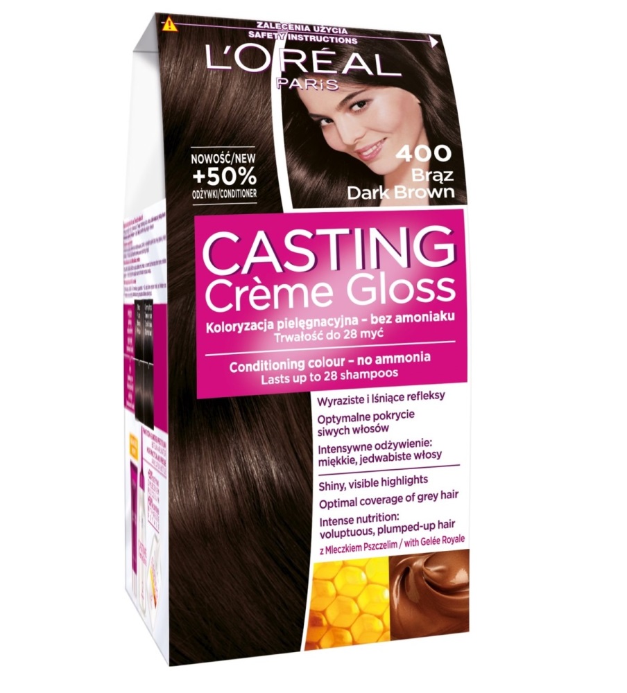 Casting Creme Gloss farba do włosów 400 Brąz