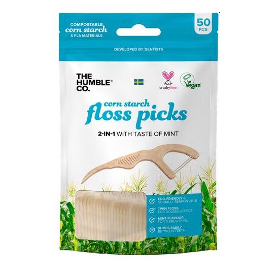 Natural Dental Floss Picks nicio-wykałaczki 50szt