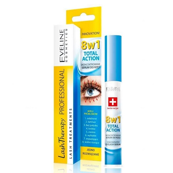 Lash Therapy Professional Total Action 8w1 serum pogrubiająco-stymulujące wzrost rzęs 8x10ml