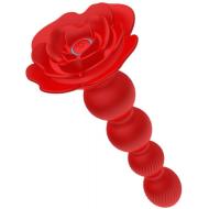 Rose rotating anal beads