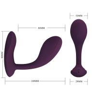 PRETTY LOVE - Baird Purple, 12 vibration functions Mobile APP Long-distance Control
