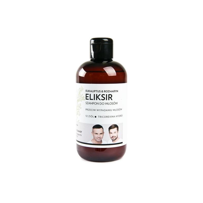 Eliksir szampon przeciwko wypadaniu włosów Eukaliptus & Rozmaryn 250ml Eliksir szampon przeciwko wypadaniu włosów Eukaliptus & Rozmaryn 250ml