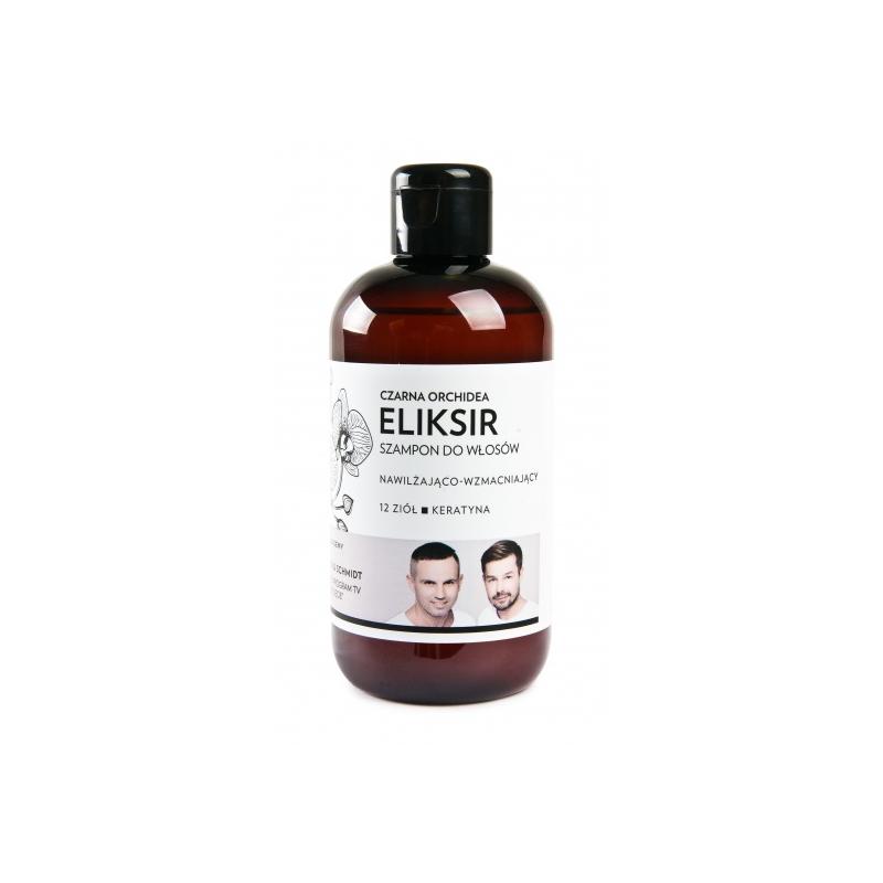 Eliksir nawilżająco-wzmacniający szampon do włosów Czarna Orchidea 250ml Eliksir nawilżająco-wzmacniający szampon do włosów Czarna Orchidea 250ml