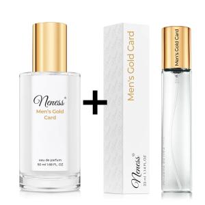 N176. Neness Men'S Gold Card - Zestaw 1+1: 50 ml + 33 ml - męski