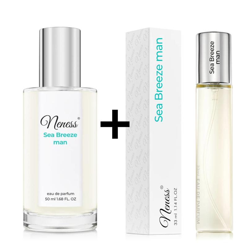 N003. Neness Sea Breeze Man - Zestaw 1+1: 50 ml + 33 ml - męski