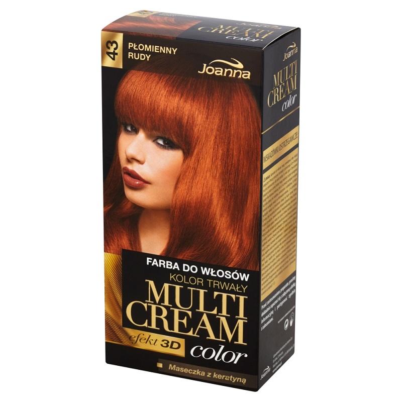 Multi Cream Color farba do włosów 43 Płomienny Rudy