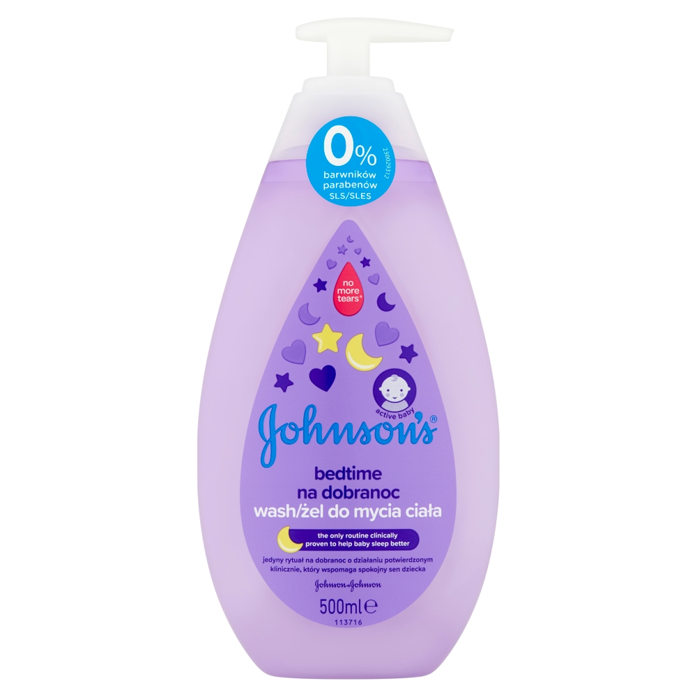 Johnson's Bedtime Baby Wash żel do mycia ciała na dobranoc 500ml