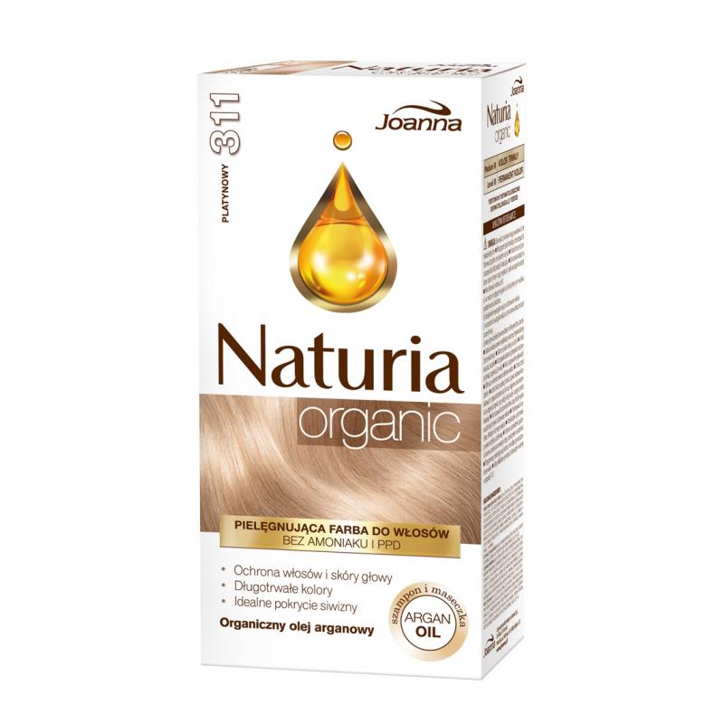 Naturia Organic pielęgnująca farba do włosów bez amoniaku i PPD 311 Platynowy Naturia Organic pielęgnująca farba do włosów bez amoniaku i PPD 311 Platynowy
