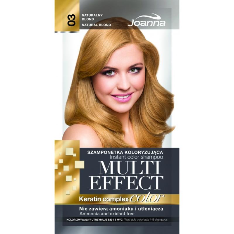 Multi Effect szamponetka koloryzująca 03 Naturalny Blond 35g Multi Effect szamponetka koloryzująca 03 Naturalny Blond 35g