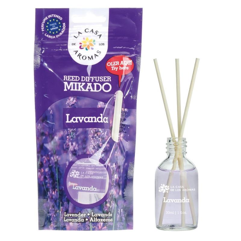 Olejek aromatyczny z patyczkami Lawenda 30ml Olejek aromatyczny z patyczkami Lawenda 30ml