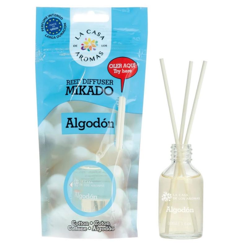 Olejek aromatyczny z patyczkami Bawełna 30ml Olejek aromatyczny z patyczkami Bawełna 30ml
