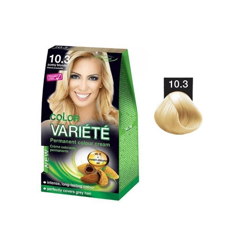 Variete Color Permanent Color Cream farba trwale koloryzująca 10.32 Satynowy Blond 50g Variete Color Permanent Color Cream farba trwale koloryzująca 10.32 Satynowy Blond 50g