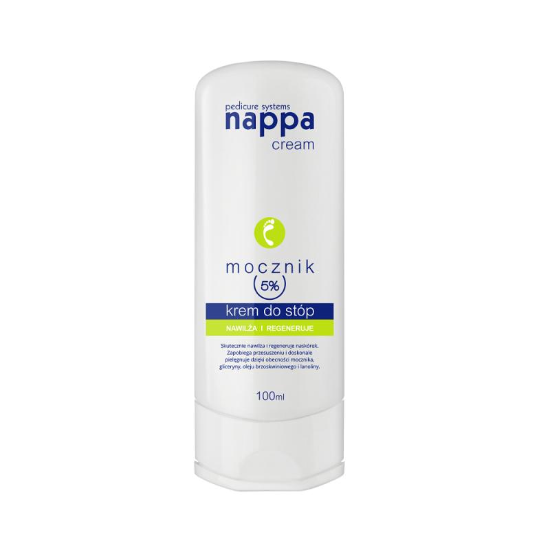 Nappa Cream intensywnie nawilżający krem do stóp z mocznikiem 5% 100ml Nappa Cream intensywnie nawilżający krem do stóp z mocznikiem 5% 100ml
