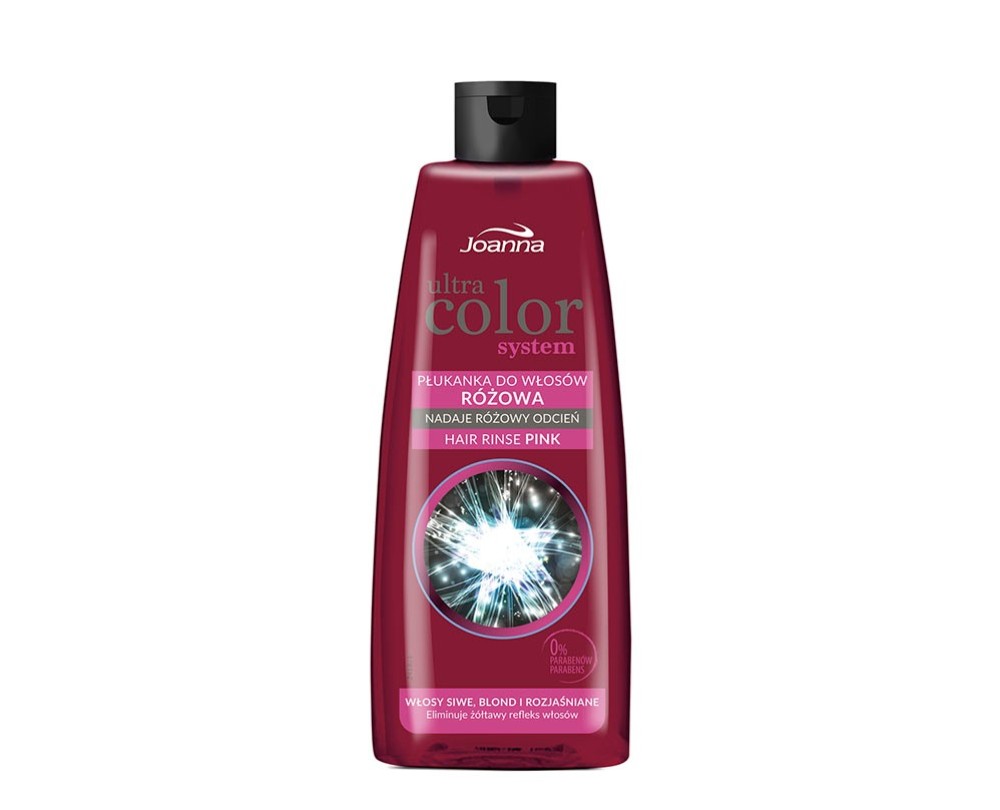 Ultra Color System Hair Rinse płukanka do włosów nadająca różowy odcień Różowa 150ml