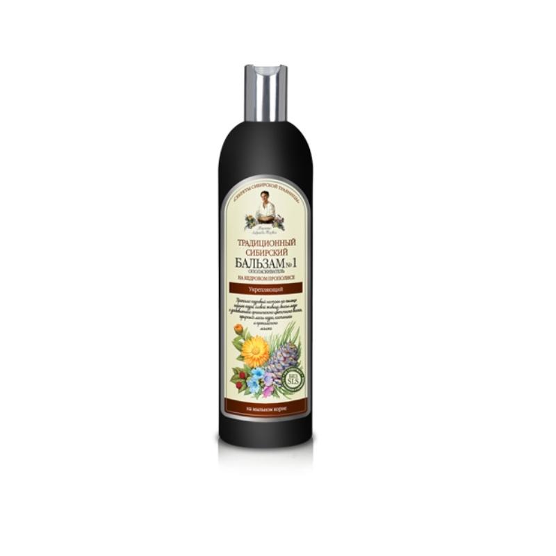 Receptury Babuszki Agafii wzmacniający balsam nr1 do włosów osłabionych 550ml Receptury Babuszki Agafii wzmacniający balsam nr1 do włosów osłabionych 550ml