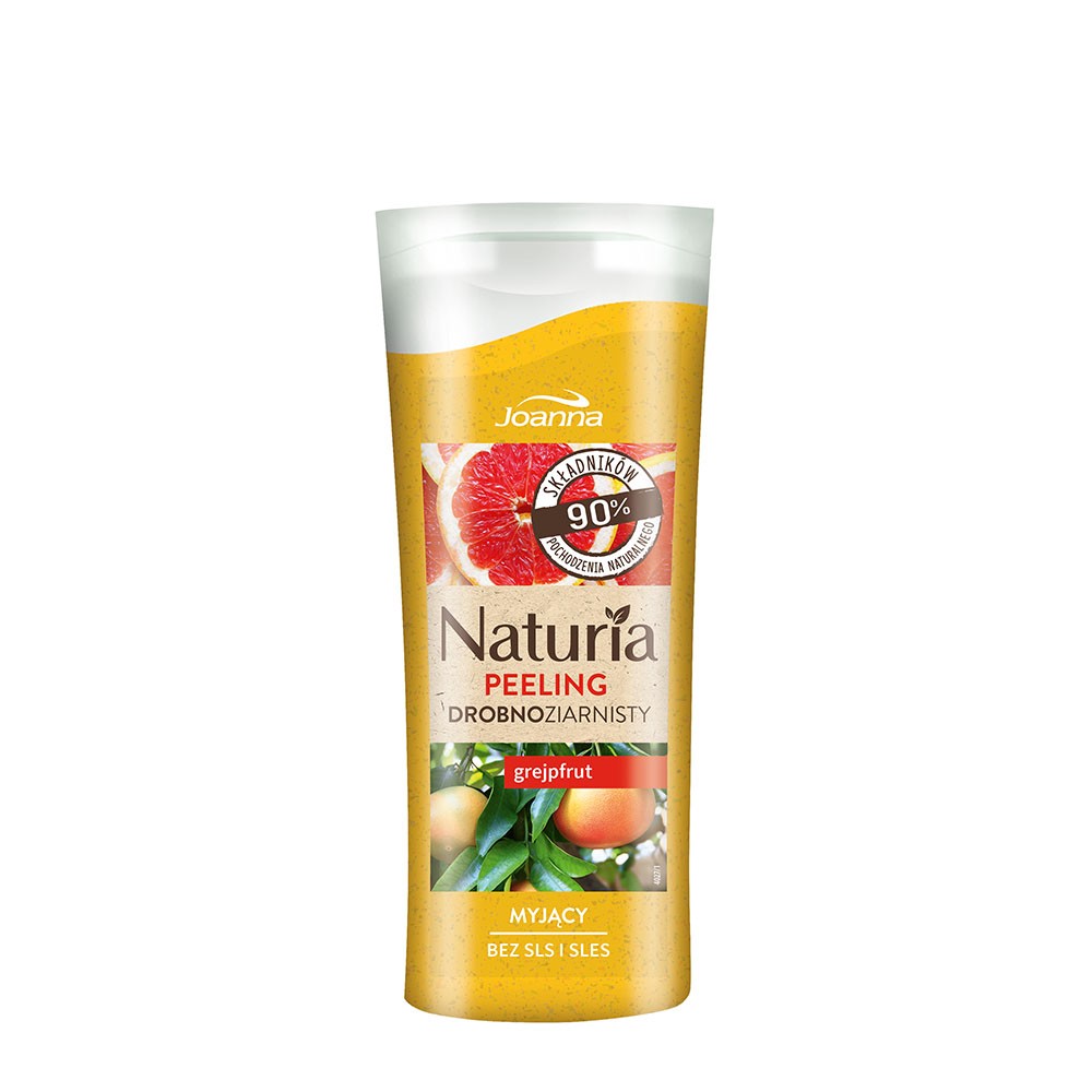 Naturia drobnoziarnisty myjący peeling do ciała Grejpfrut 100g