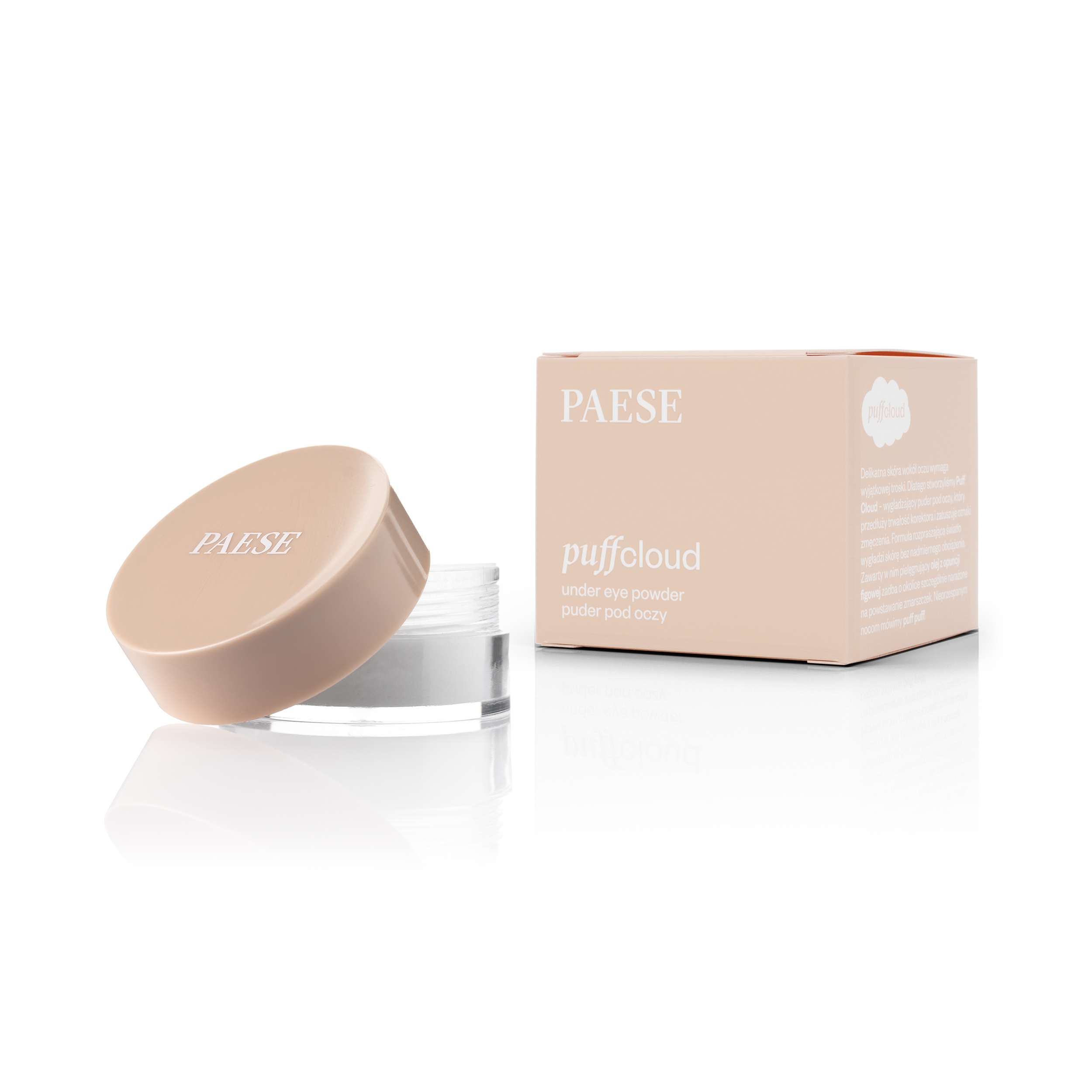 Paese Puff Cloud Under Eye Powder sypki puder transparentny do okolic oczu 5.3 g