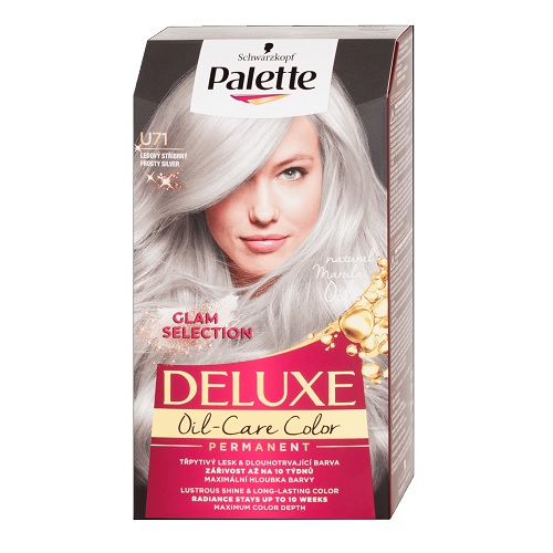 Schwarzkopf Palette Deluxe trwała farba do włosów odcień U71 Frosty Silver 1 szt.