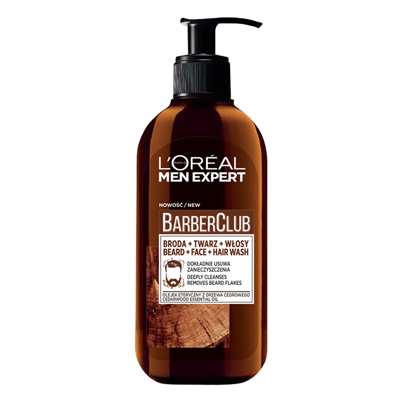 L’Oréal Paris Men Expert Barber Club żel do mycia brody, twarzy i włosów 200 ml