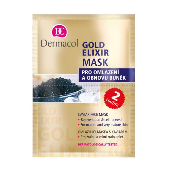 Gold Elixir Caviar Face Mask maseczka do twarzy z kawiorem 2x8g