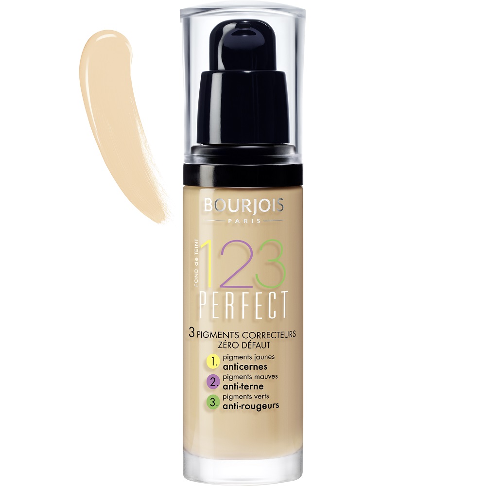 Bourjois 123 Perfect podkład w płynie nadający idealny wygląd odcień 51 Vanille Clair SPF 10 30 ml