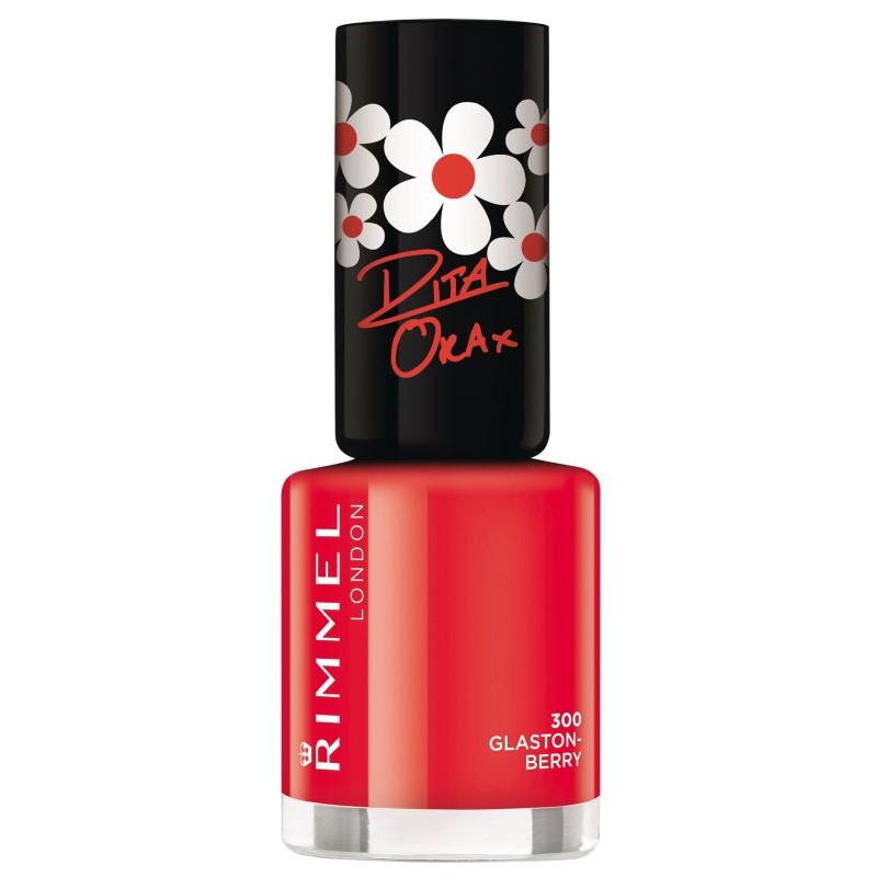 Rimmel 60 Seconds By Rita Ora lakier do paznokci odcień 300 Glaston Berry 8 ml
