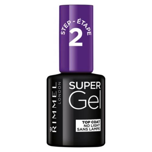 Super Gel Top Coat lakier utrwalający efekt żelowego manicure 12ml