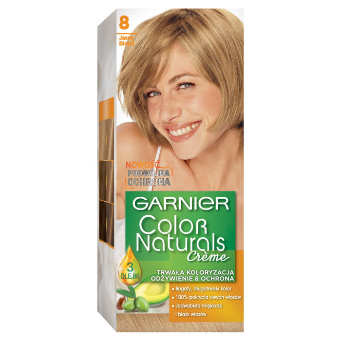 Garnier Color Naturals farba do włosów odcień 8 Jasny Blond 1 szt.