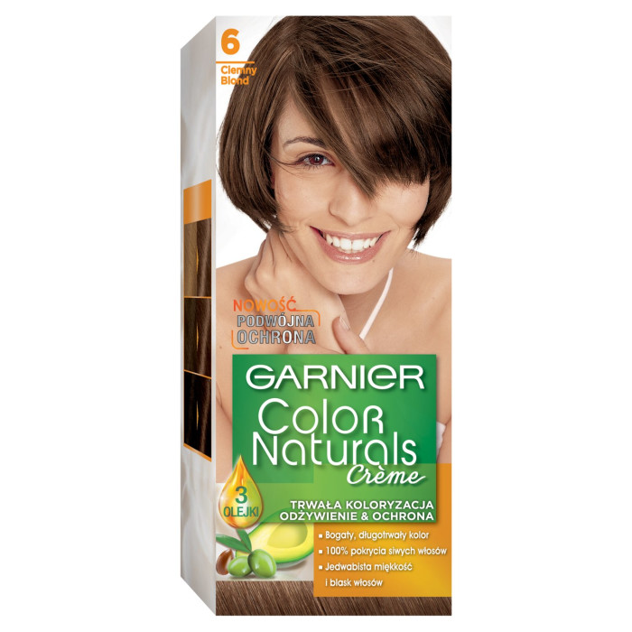 Color Naturals farba do włosów 6 Ciemny blond 1szt