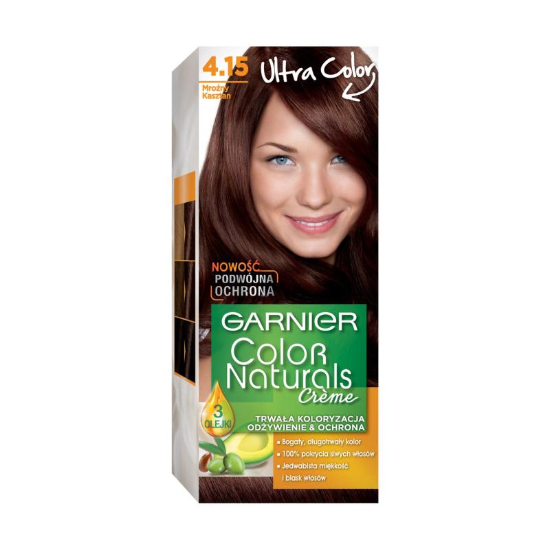 Color Naturals farba do włosów 4.15 Mroźny kasztan 1szt