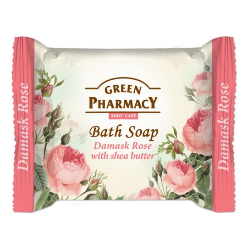 Bath Soap mydło w kostce Róża Damasceńska i Masło Shea 100g Bath Soap mydło w kostce Róża Damasceńska i Masło Shea 100g