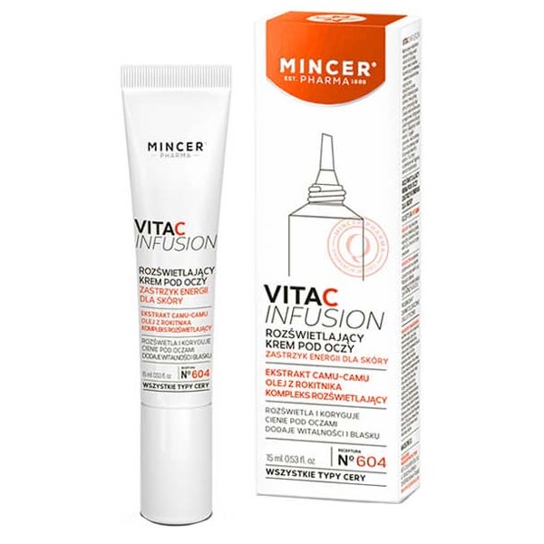 Vita C Infusion rozświetlający krem pod oczy No.604 15ml