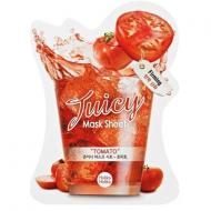 Juicy Mask Sheet Tomato rewitalizująco-odświeżająca maseczka z ekstraktem z pomidora