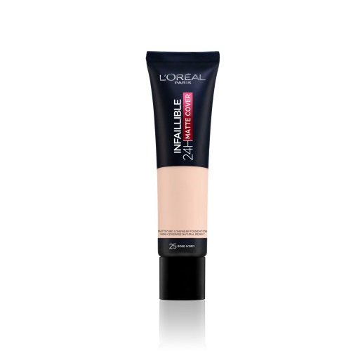 Infallible 24H Matte Cover Foundation długotrwały podkład matujący 25 Rose Ivory 30ml