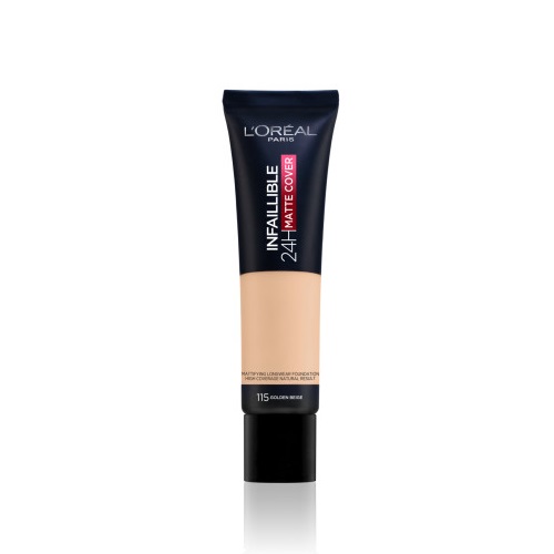 Infallible 24H Matte Cover Foundation długotrwały podkład matujący 115 Golden Beige 30ml