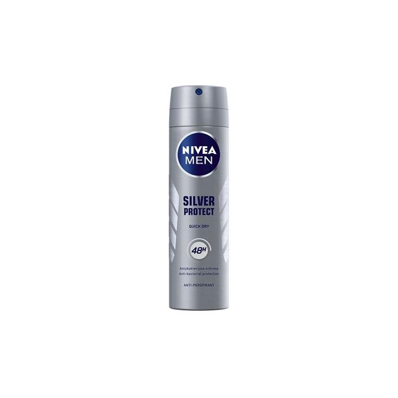 Men Silver Protect antyperspirant spray 48H 150ml