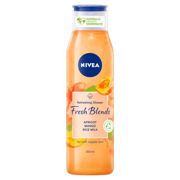 Fresh Blends Refreshing Shower żel pod prysznic odświeżający Apricot & Mango & Rice Milk 300ml