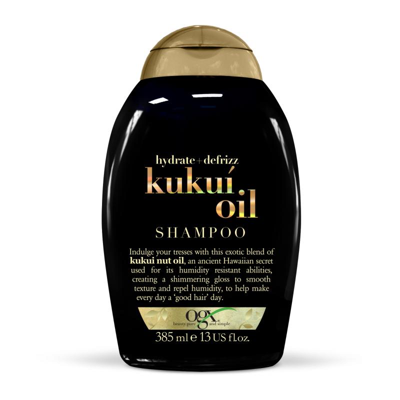 Kukui Oil szampon nawilżający z olejkiem z orzechów kukui 385ml