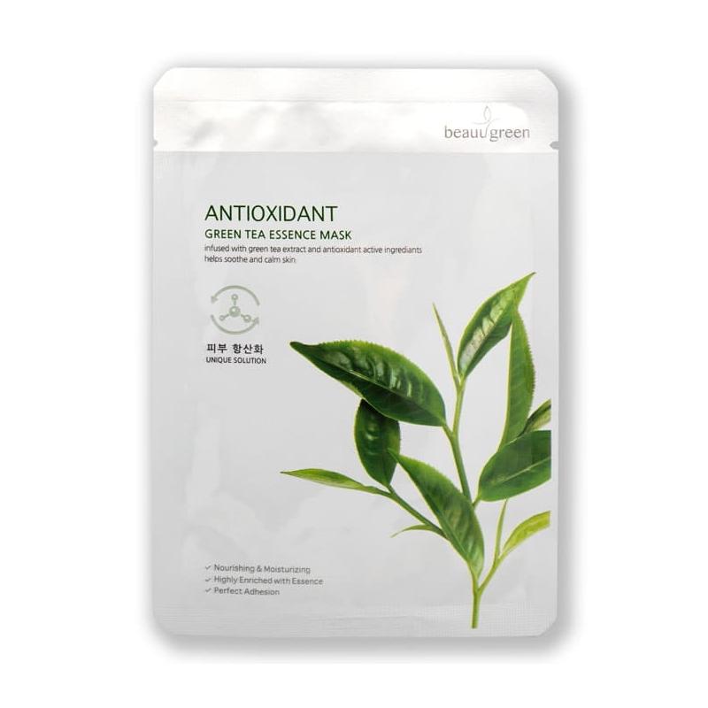 Antioxidant Green Tea Essence Mask antyoksydacyjna maseczka do twarzy Zielona Herbata 23g