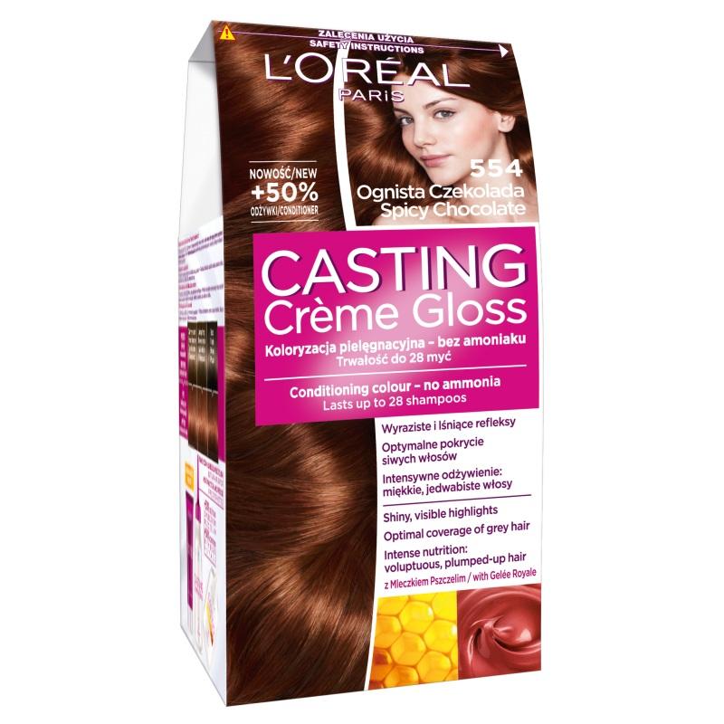 Casting Creme Gloss farba do włosów 554 Ognista Czekolada
