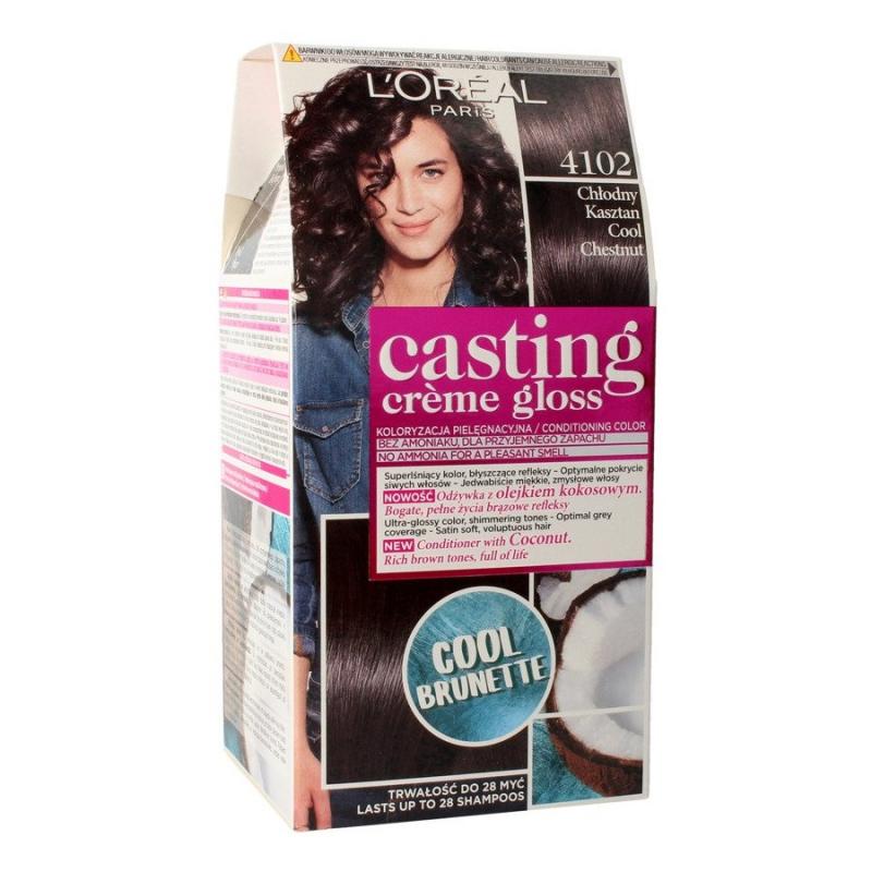 Casting Creme Gloss farba do włosów 4102 Chłodny Kasztan