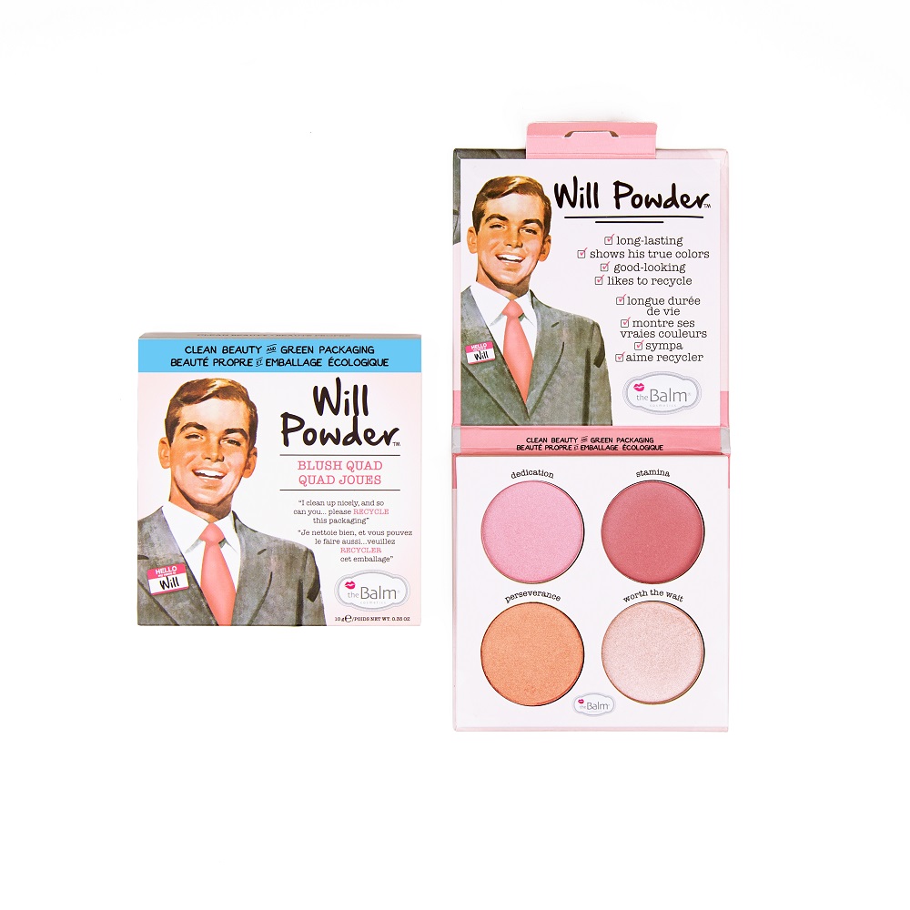 Will Powder Blush Quad paleta róży do policzków 10g