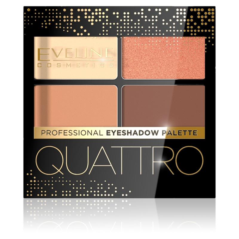 Quattro Professional Eyeshadow Palette paletka cieni do powiek 01 7.2g