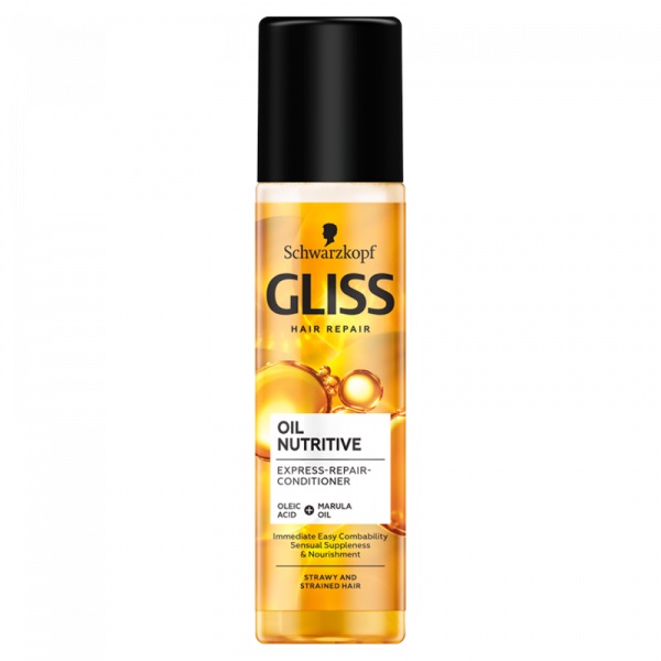 Schwarzkopf Gliss Oil Nutritive balsam regenerujący do włosów nieposłusznych i puszących się 200 ml