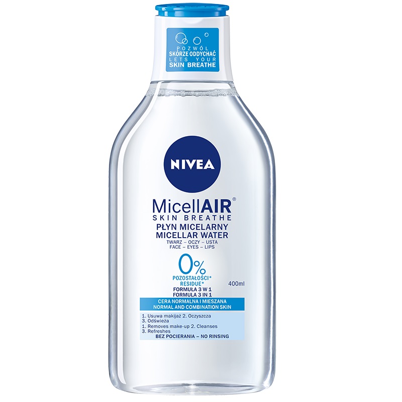 MicellAir Skin Breathe pielęgnujący płyn micelarny do cery normalnej i mieszanej 400ml