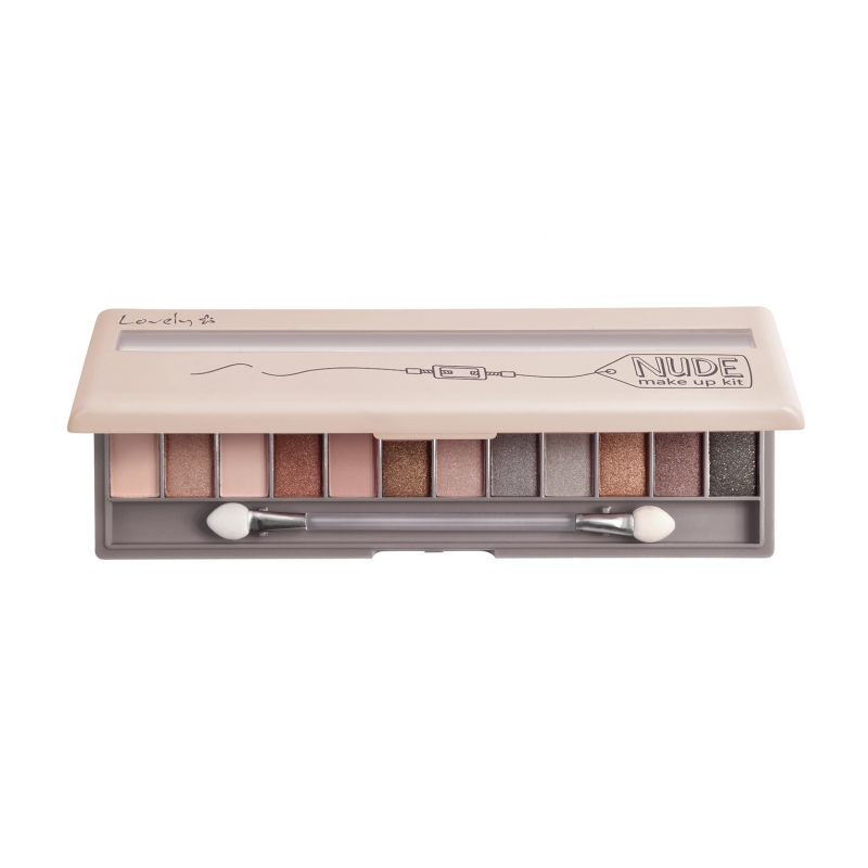 Nude Make Up Kit paleta cieni do powiek 13g